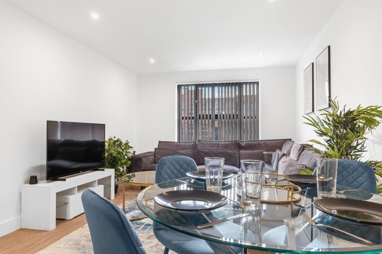 Ebra Stays - Choice Of 2 Or 3 Individual Beds - Luxury New Build Apartment ✪ City Centre, Digbeth ✓ Smart Tv'S & Large Corner Sofa - Birmingham Exterior foto