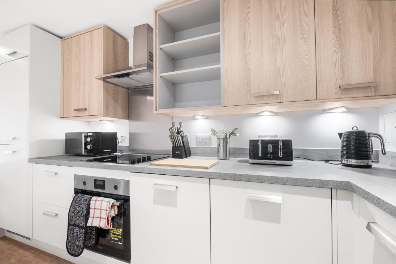 Ebra Stays - Choice Of 2 Or 3 Individual Beds - Luxury New Build Apartment ✪ City Centre, Digbeth ✓ Smart Tv'S & Large Corner Sofa - Birmingham Exterior foto