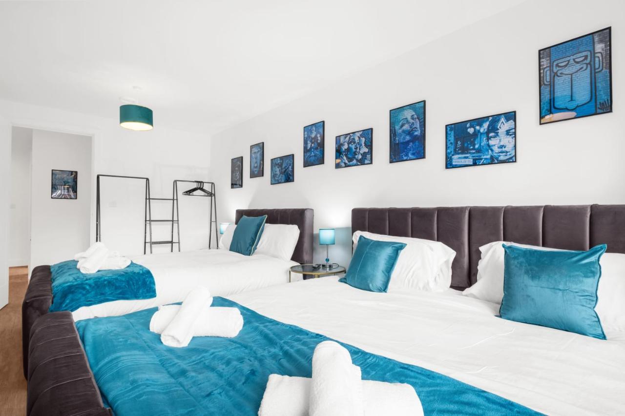 Ebra Stays - Choice Of 2 Or 3 Individual Beds - Luxury New Build Apartment ✪ City Centre, Digbeth ✓ Smart Tv'S & Large Corner Sofa - Birmingham Exterior foto